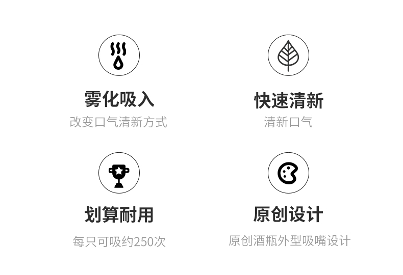 雾化口香仪清凉薄荷味