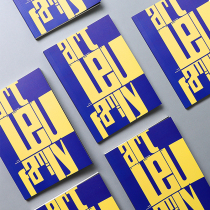 This color artleu B5 one-piece waterproof hardcover 100G plant inks Cornell notebook