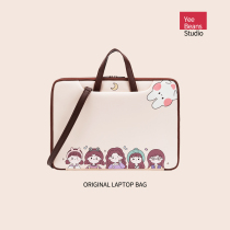 Cute computer bag 13 3 inches of good looking handheld minimalist multifunction 14 single shoulder 15 6 Fashion shockproof protective sleeve