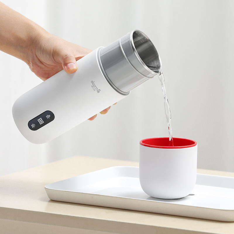 delmar electric hot water cup small portable heat preservation integrated boiling water heating travel kettle multifunctional electric stew cup