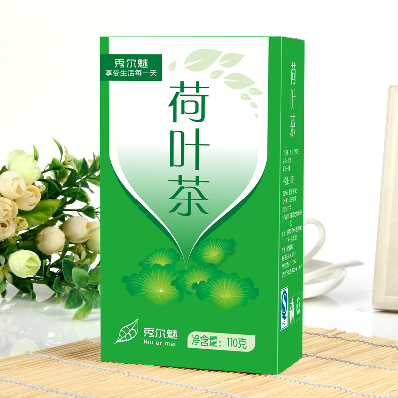 【3盒49】秀尔魅荷叶茶50包荷叶丝荷叶干去减茶花草肚子袋泡茶产品展示图1