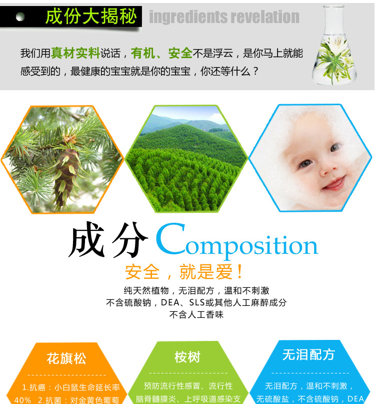 美国进口加州宝宝感冒泡泡浴预防感冒流感 宝