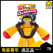 GiGwi is expensive for dog armor fight god plush rubber toys to bite the teeth-resistant pet built-in sound dolls
