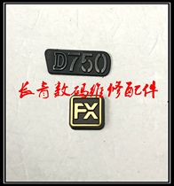 New Nikon D750 FX label Nameplate logo set of SLR camera accessories camera repair