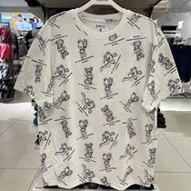 Baney Road 2022 Spring Summer Style Trendy Cartoon Full Print T-Shirt Male Casual Round Collar Couple Short Sleeve 8822101M055