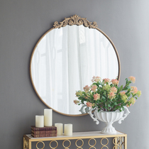 JZ003 European French carved light luxury style dressing table toilet vanity mirror cosmetic mirror dressing full body Mirror