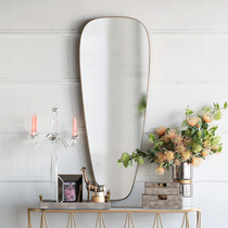 JZ006 modern simple Nordic light luxury Golden Iron living room porch bedroom full-length mirror dressing mirror