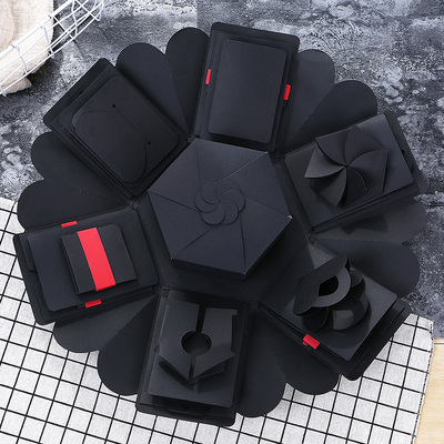 创意抖音爆炸盒子成品礼物盒照片纪念册相册d