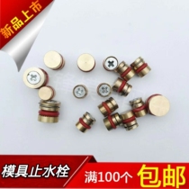 Copper water stopper high temperature water stopper water plunger mold waterway copper 681012 plug mold plug head water plunger