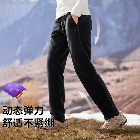Tuoluzer 양털 바지 여성 24 년 겨울 야외 등산 따뜻한 바지와 양털 바지 Tuoluzer 양털 바지 여성 24 년 겨울 야외 등산 따뜻한 바지와 양털 바지
