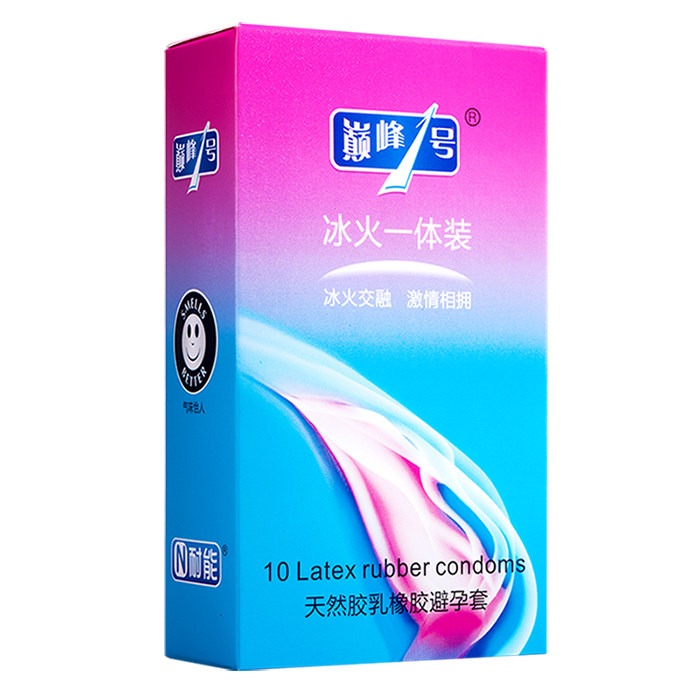 巅峰一号小号避孕套紧型装 紧绷颗粒超薄情趣型g点男用安全套byt产品展示图3