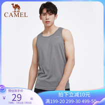 Camel Mens Clothing Vest Men 2022 Summer New Breathable Clear Fashion Light Sportswear Sports Fitness Casual Vest