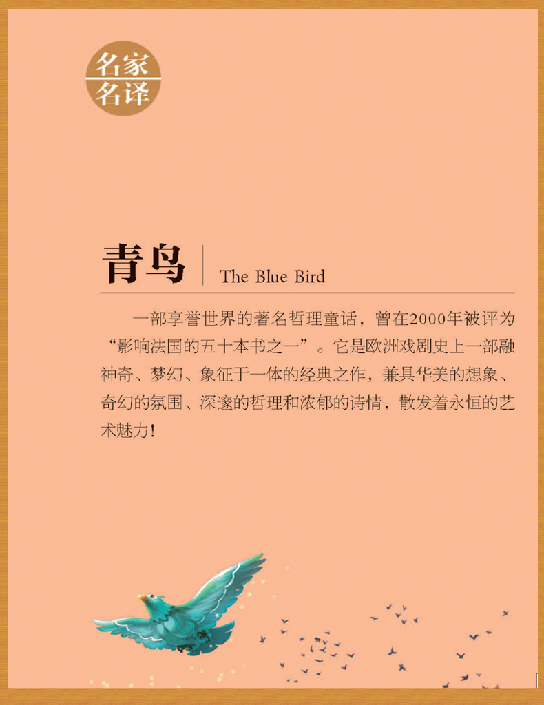 【任选5本包邮】名家名译 青鸟 国外名著书籍青少年版 适合小学生初中