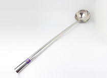 10 Two stainless steel long fried Spoon thick fried vegetable spoon extra spoon special soup spoon chef special spoon and long handle fried spoon