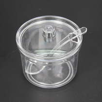 Acrylic Thickened Chili Jar Sugar Jar Seasoning Case Seasoned Jar Small Sugar Vat Salt Jars Powder Jars Sugar Flush