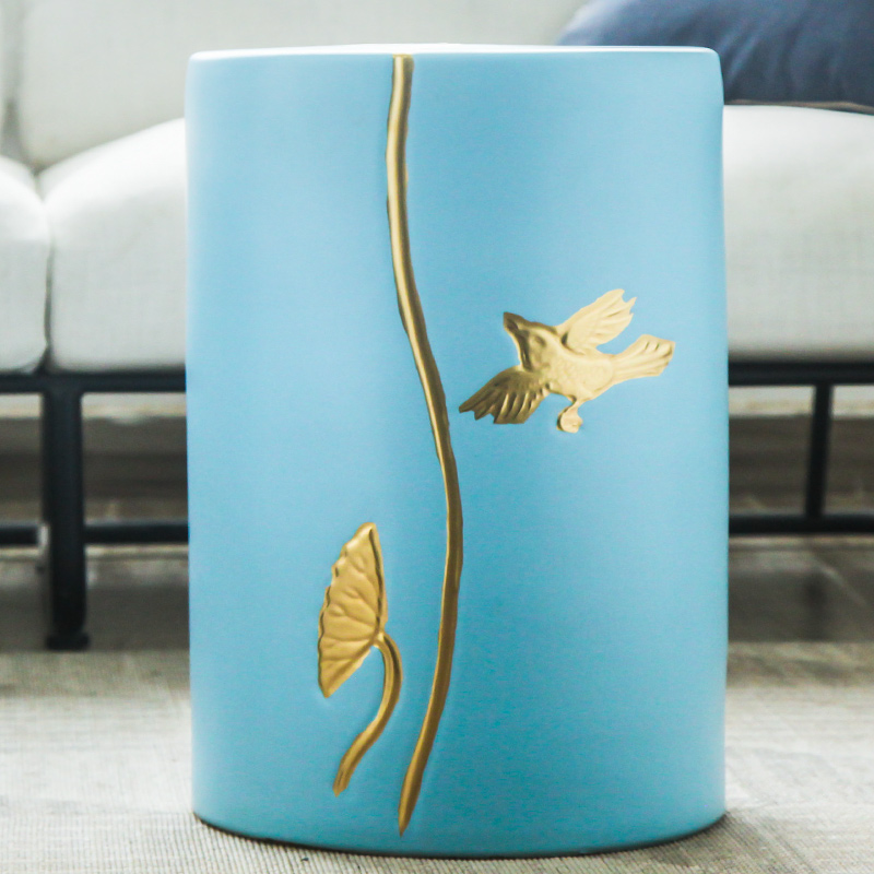 The New Chinese jingdezhen ceramic stools creative I and contracted sitting room ground furnishing articles in who embroidered pier summer cool shoes who