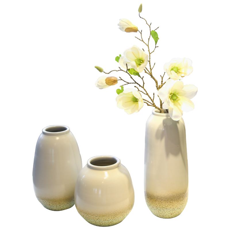 Jingdezhen vase mesa of new Chinese style villa hotel restaurant decorative flower furnishing articles TV ark, decoration flower tea table