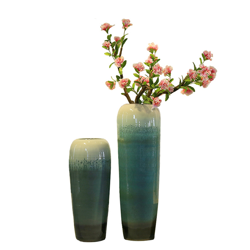 Ceramic up large vase landing simulation between example azalea flower restaurant decorative flower implement the sitting room is a large flower receptacle