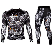 Training suit Venom tights long sleeves UFC Muay Thai boxing fight Sanda fighting boxing suit sports quick-drying fitness suit