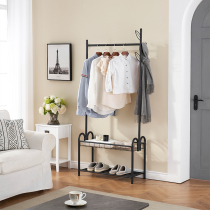 Floor-to-ceiling hangers household hangers bedroom small sturdy and durable Net red rack clothes rack storage ins