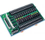 24-way C relay output board 24V with CA-3710 shielded cable DB-24RD 24V