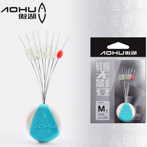 High quality competitive spot silicone beans invisible shadow beans fishing small accessories long strip positioning beans