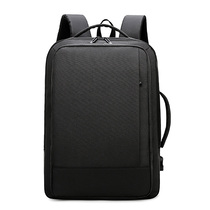 Double-layer three-way computer bag shoulder 15 6-inch male 14 female business waterproof shockproof game book Huawei Lenovo Dell