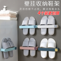 Bathroom trailer rack toilet rack Wall Wall type non-hole adhesive hook toilet storage artifact foldable