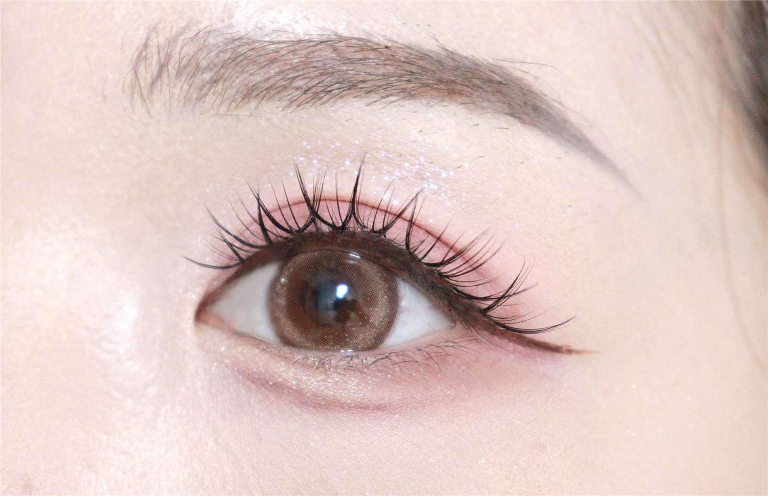 雪里奈假睫毛女自然仿真v型睫毛女团超自然分段上眼假睫毛单簇c81