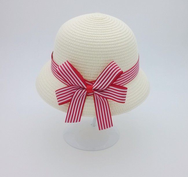 韩版春夏天儿童草帽女宝宝太阳帽遮阳帽小女孩度假出游帽子亲子帽_7折