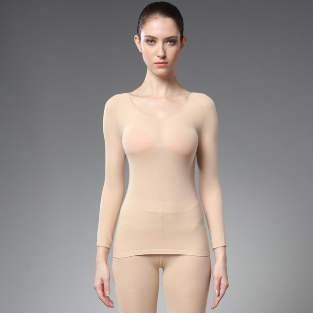 Mengbang Cicada 37 ອົງສາ ultra-thin underwear underwear base layer top single piece cold-proof clothes plus size cotton sweater