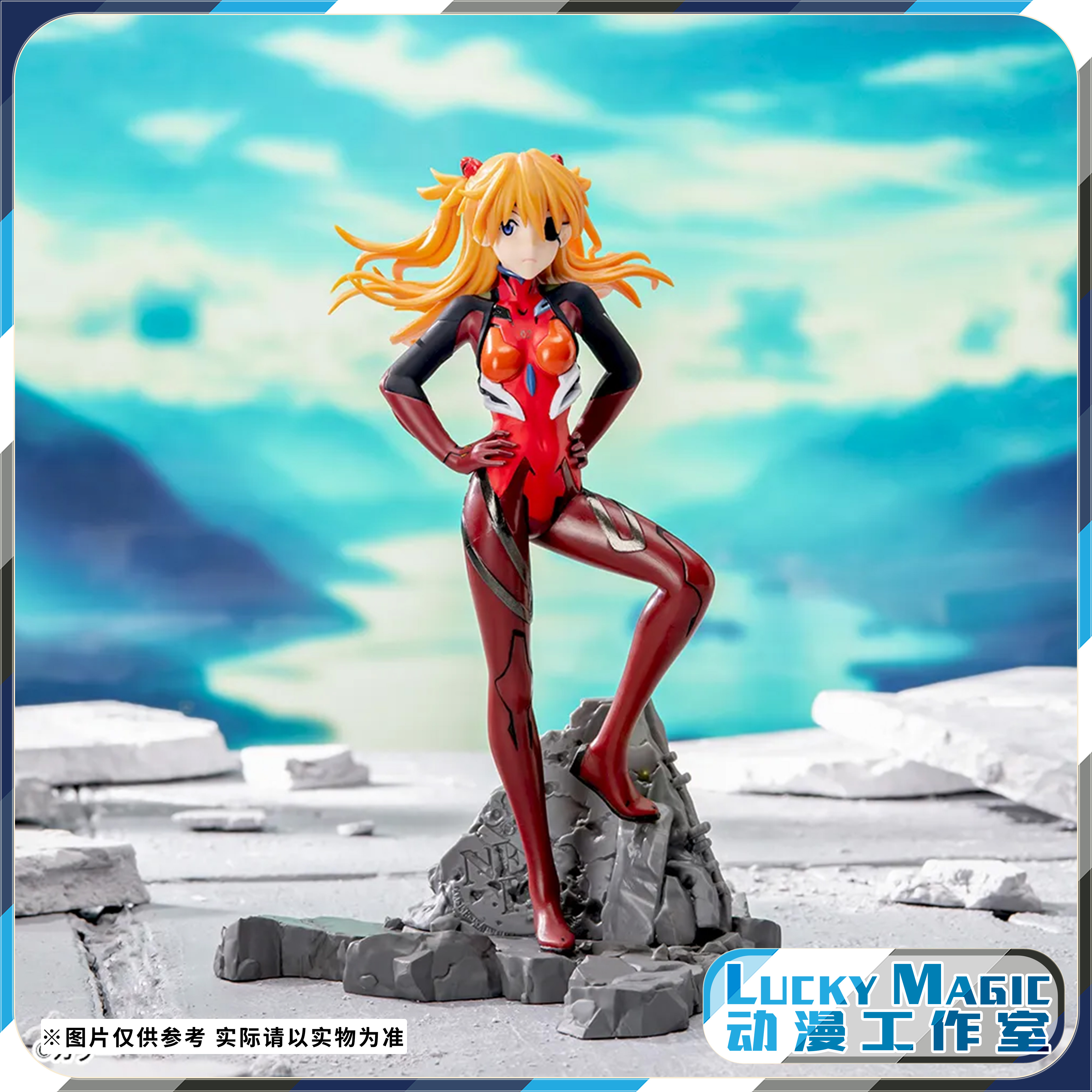 LM有貨世嘉新世紀福音戰士明日香戰鬥服卡西烏斯之槍景品模型