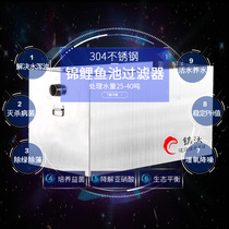 Brocade Fish Pool Filtration Equipment Outdoor Patio Water Circulation System Fish Tank Water Treatment Tank Germicidal Green Filter