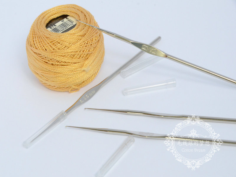 5mm 极细钩针 80# 100#号线推荐用针 梭编用针
