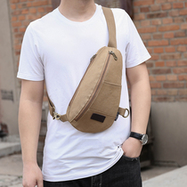 Prosthetic fashion outdoor sports braces male leisure retro pockets diagonally across a single shoulder bag multifunctional canvas bag