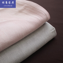 Foreign Trade Pure Cotton Finished Shade Curtain Roman Rod Living-room Bedroom Balcony Nordic Fashion