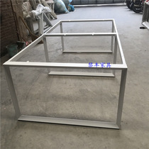 Triangle tube leg workbench iron frame dining table dining table legs Guangdong factory direct thick wrought iron table foot bracket