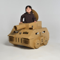 Childrens graffiti tent paper house creative toy DIY parent-child coloring Super Toy Car plane train tank