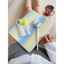 Jueves original gradient ipadpro protective sleeves 2021 triple-fold Air5 with pen slot 11 12 9 inch mini6