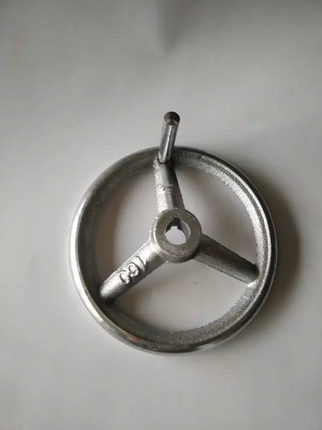 手轮机床配件手轮/手柄/圆手轮/铸铁手轮/手摇轮/镀铬手轮带孔