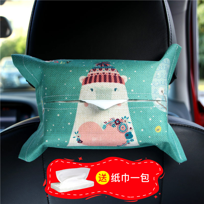 car tissue boxes for cars, carton drawers, creative hanging car supplies hanging s, cute korea