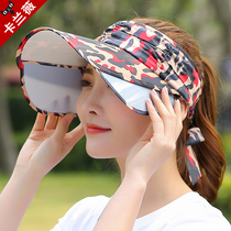 Hat female summer daiyalong sun hat anti ultraviolet empty top hat outdoor cycling Sun Hat sun hat beach hat