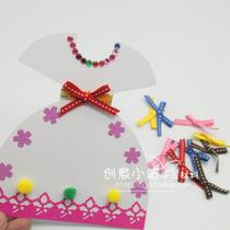Handmade DIY hair accessories bow material accessories greeting card accessories