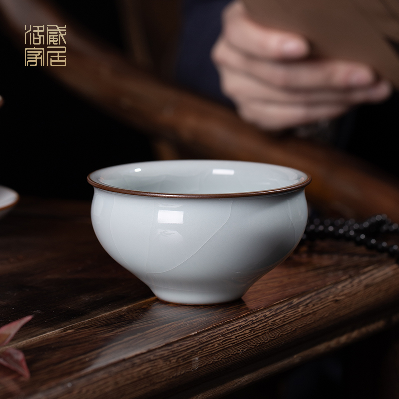 Guanyao sample tea cup jingdezhen ceramic cups, high - end tea masters cup kung fu tea cup single cups of tea cup