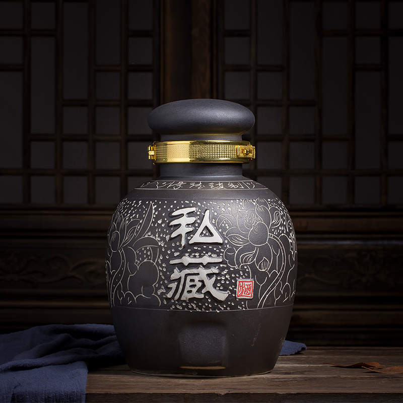 Clearance!!!!!! The Jar ceramic household mercifully it sealed bottle of liquor jingdezhen earthenware mercifully wine decanters