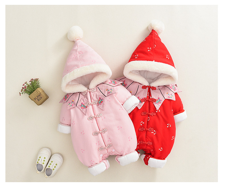 一周岁女孩公主小礼服宝宝衣服女中国风婴儿满月服抓周白天宴春季