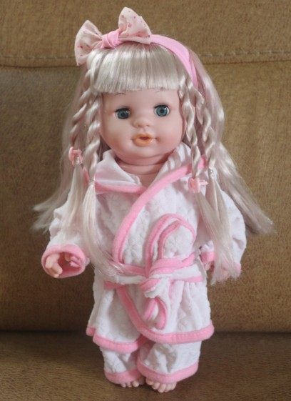 洗澡娃娃智能公仔女孩软胶宝宝皮娃娃洋娃娃搪胶仿真娃娃婴儿娃娃