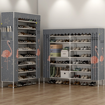 Shoe rack home door simple shoe cabinet storage economical multi-layer shelf dormitory shoe rack home beautiful indoor