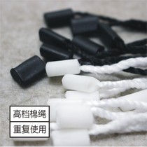 High-end cotton rope sling clothing accessories tag printing clothing sling hanging grain reuse