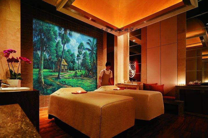 客厅电视背景墙布 酒店客房墙纸布 ktv包房壁纸壁画 欧式油画风景